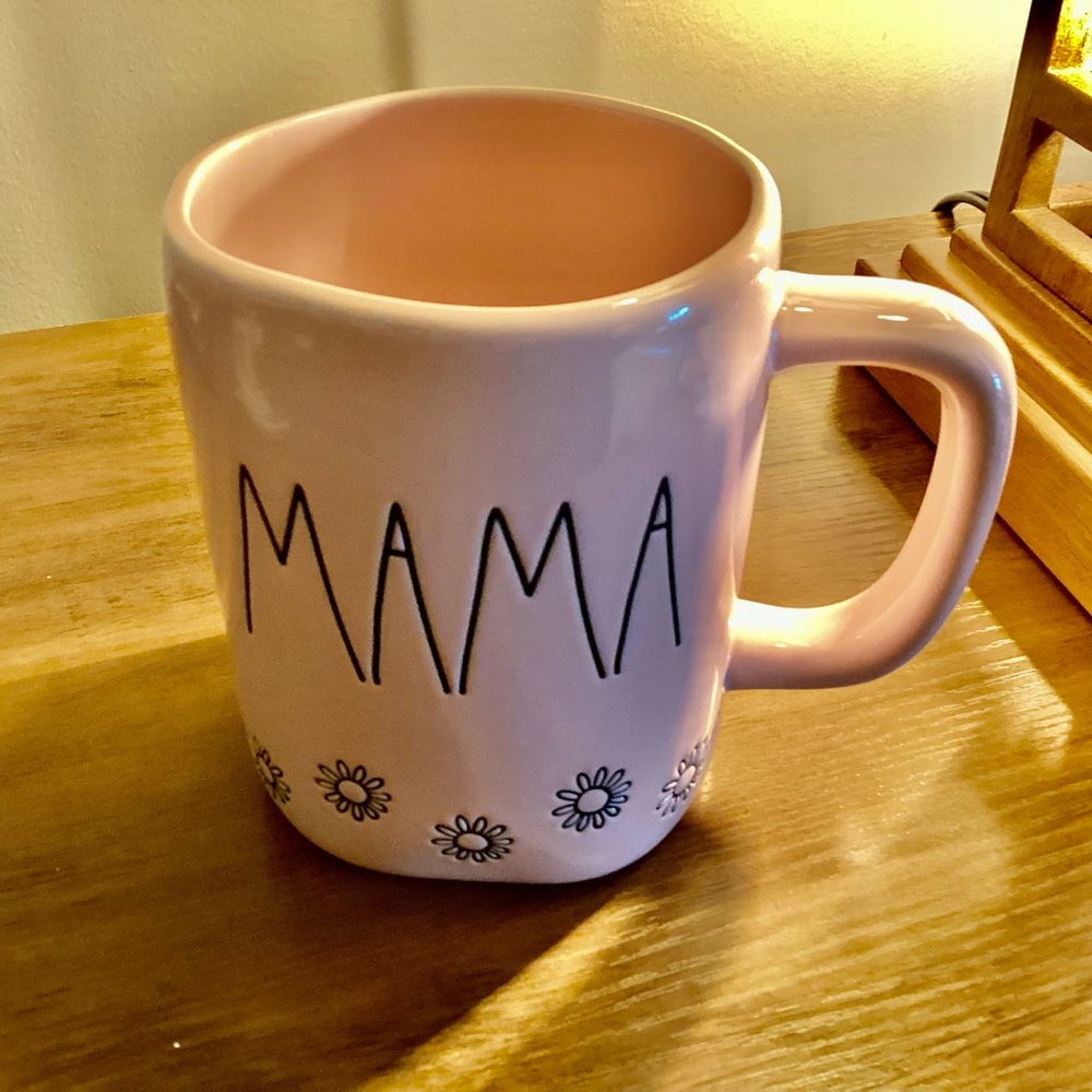 Rae Dunn Mama Soft Pink Ceramic Mug